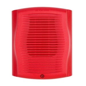 bocina para montaje en pared, color rojo
