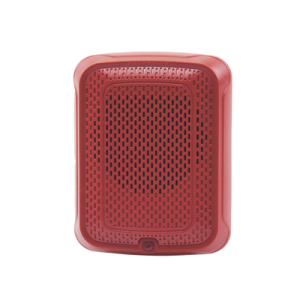 bocina para montaje en pared, color rojo, nuevo diseño moderno y elegante y menor consumo de corriente