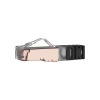 plug rj45 cat6 blindado, para cable calibre 24 26 awg, chapado en oro de 50 micras, paquete de 100 piezas