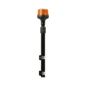 luz telescópica para motocicletas, 8 led, ambar, sae clase i