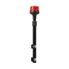 luz telescópica para motocicletas, 8 led, roja, sae clase i