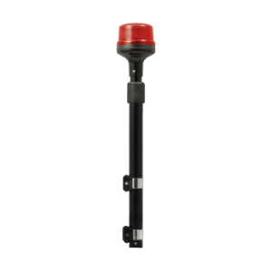 luz telescópica para motocicletas, 8 led, roja, sae clase i