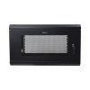 gabinete de pared de 6u con puerta perforada, 455 mm de profundidad total, rack de 19'', acero reforzado color negro
