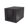 gabinete de pared 12u de 1027 mm de profundidad: máxima profundidad y protección en acero reforzado, ideal para ups y servidores de 19"