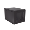 gabinete de pared 12u de 1027 mm de profundidad: máxima profundidad y protección en acero reforzado, ideal para ups y servidores de 19"