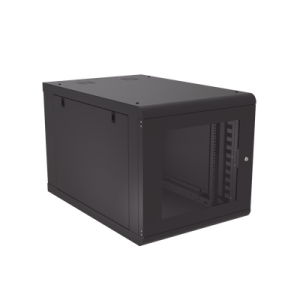 gabinete de pared 12u de 1027 mm de profundidad: máxima profundidad y protección en acero reforzado, ideal para ups y servidores de 19"