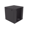 gabinete de pared 12u de 635 mm de profundidad, rack de 19 in en acero reforzado: compacto y resistente para soluciones profesionales