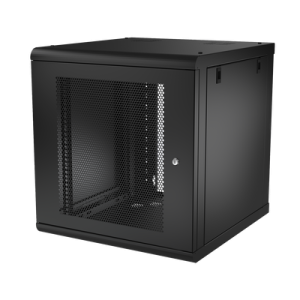 gabinete de pared 12u de 635 mm de profundidad, rack de 19 in en acero reforzado: compacto y resistente para soluciones profesionales