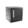 gabinete de pared 16u de 635 mm de profundidad, rack de 19 in en acero reforzado: compacto y resistente para soluciones profesionales