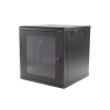 gabinete de pared 16u de 635 mm de profundidad, rack de 19 in en acero reforzado: compacto y resistente para soluciones profesionales
