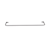 barra para aliviar tensión o peso atrás de patch panel, extendida de 5 pulgadas, color negro