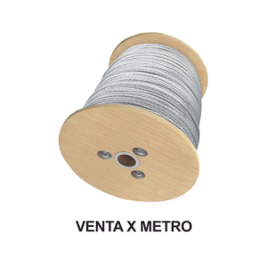 cable de retenida 7 hilos , resistencia 600 kg, diámetro 1/8" (metro).