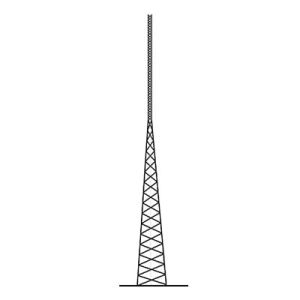 torre autosoportada tubular rohn de 52 metros linea ssv heavy duty.