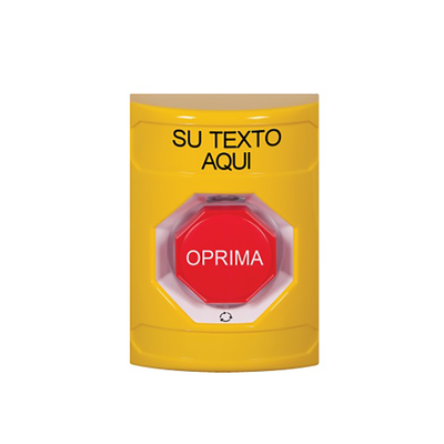 botón de texto personalizado en español, girar para restablecer botón de texto personalizado en español, girar para restablecer