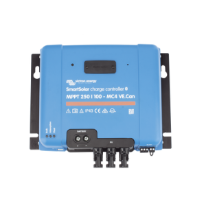 smartsolar mppt 250/100 mc4. controlador solar mppt 100a, voltaje: 48 vcc. para uso con inv. cargadores victron