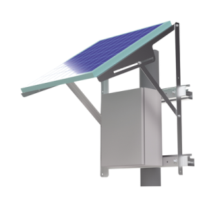 montaje de panel solar para poste compatible con pro 5012 + gabinetes pst253015a/ pst304020a/ pst404020a/ eipc404025/ eipcb404030ï»¿ (no incluidos).