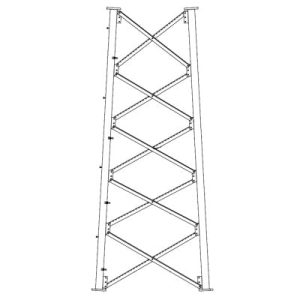 sección 6 base para torre autosoportada línea ssv (código de fábrica: 6n62)