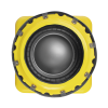 subwoofer subterráneo de 10 in | 200 watts | 4 ohms | amarillo