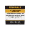 cinta eléctrica stronghold para aislar de caucho epr, autoadhesiva, uso industrial en uniones de alto voltaje y temperatura , grosor de 0.76mm (30 mil), ancho de 19mm, y 9.1m de largo, color negro