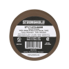 cinta eléctrica stronghold para aislar, de pvc, uso general reparación y mantenimiento, grosor de 0.18mm (7 mil), ancho de 19mm, y 20.12m de largo, color café