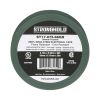 cinta eléctrica stronghold para aislar, de pvc, uso general reparación y mantenimiento, grosor de 0.18mm (7 mil), ancho de 19mm, y 20.12m de largo, color verde