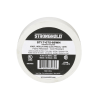 cinta eléctrica stronghold para aislar, de pvc, uso general reparación y mantenimiento, grosor de 0.18mm (7 mil), ancho de 19mm, y 20.12m de largo, color blanco