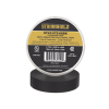 cinta eléctrica stronghold para aislar, de pvc, uso profesional en construcción eléctrica, grosor 0.18mm (7 mil), ancho 19mm, y 20m largo, color negro.