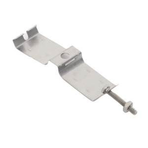 sujetador de doble click para cable coaxial de 1 1/4" paquete de 10 piezas.