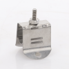 sujetador de doble click para cable coaxial de 1/2 paquete de 10 piezas.