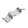 sujetador de doble click para cable coaxial de 7/8" paquete de 10 piezas.