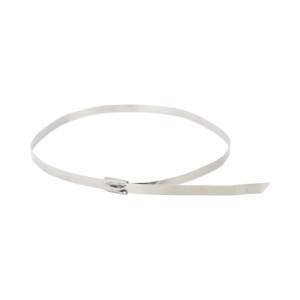 corbata o cincho de acero inoxidable 4.6 x 360mm (10 piezas)