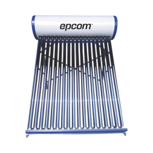 bóiler solar de 180l, baja presión con 18 tubos de vacío de mayor resistencia y termotanque inoxidable de grado alimenticio 180 l resistentes a granizo de hasta 25 mm/ l, incluye anodo de magnesio