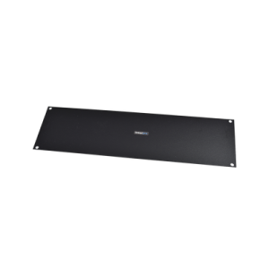 tapa ciega para rack de 19in, de 3ur, color negro
