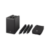 sistema de audio portátil | todo en uno | woofer 12'' | altavoz lineal 10 x 1.5in | bluetooth | incluye dolly
