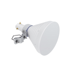 antena sectorial simétrica starter horn de 30º, 5150 5950 mhz, ganancia de 18 dbi, conexión rp sma