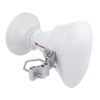 antena sectorial asimétrica starter horn de 45º, 5150 5950 mhz, ganancia de 17 dbi, conexión directa con radios is 5ac, ps 5ac y is m5, conexión rp sma