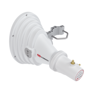 antena sectorial asimétrica starter horn de 45º, 5150 5950 mhz, ganancia de 17 dbi, conexión directa con radios is 5ac, ps 5ac y is m5, conexión rp sma