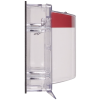 cubierta protectora de policarbonato serie stopper ii® , con bocina, con espaciador, montaje empotrado, etiqueta en español, ip54