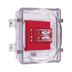 cubierta protectora serie stopper de policarbonato para estrobos, listado ul/cul, mea 49 00 e, ada