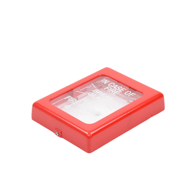 protector con cristal, r贸mpase en caso de incendio para estaciones de jal贸n, texto en ingles protector con cristal, r贸mpase en caso de incendio para estaciones de jal贸n, texto en ingles