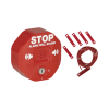 alarma multifunción exit stopper® para proteger puertas dobles (incluye contactos magnéticos)