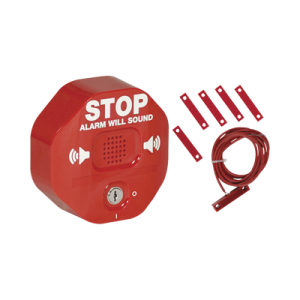 alarma multifunción exit stopper® para proteger puertas dobles (incluye contactos magnéticos)