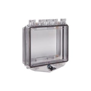 caja protectora de policarbonato con montaje de pared
