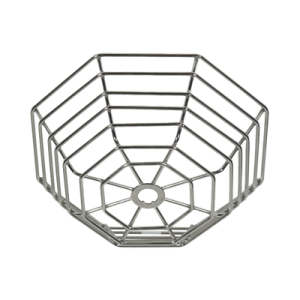rejilla de acero web stopper® para protección de detectores de humo de vandalismo y accidentes. bajo perfil, montaje empotrado.