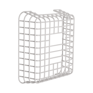 jaula de acero fireray damage stopper® para protección de detectores de haz óptico. dimensiones 11.52 in (292 mm) altura x 10 in (254 mm) ancho x 3.58 in (91 mm) profundidad