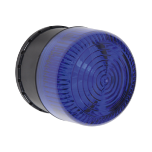 microcontrolador select alert con alarma sirena/estrobo para notificar entradas/salidas no autorizadas y emergencias, color azul