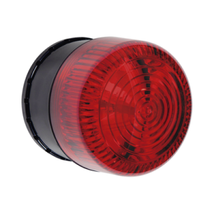 microcontrolador select alert con alarma sirena/estrobo para notificar entradas/salidas no autorizadas y emergencias, color rojo