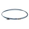patch cord cat6a, diametro reducido 28 awg, blindado s/ftp, cm/ls0h, 0.20 m, color azul