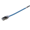 patch cord cat6a, diametro reducido 28 awg, blindado s/ftp, cm/ls0h, 0.20 m, color azul