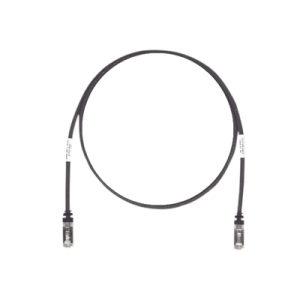 patch cord cat6a, blindado s/ftp, cm/ls0h, 10ft, color negro